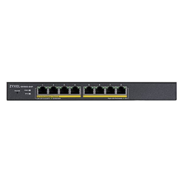Switch Zyxel GS1900-8HP-EU0103F 77W Administreret