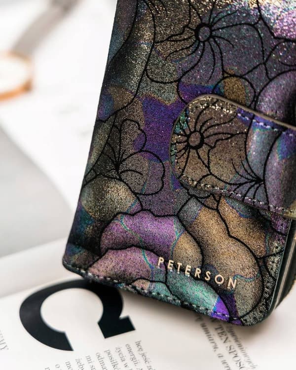 Peterson PTN 425214-BF SILVER Dame Læderpung