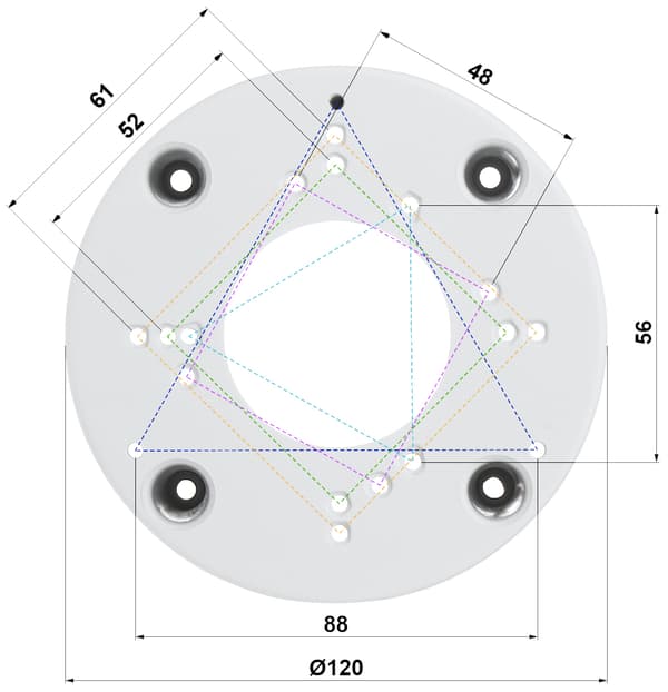 BD-AP12W KAMERAHOLDER