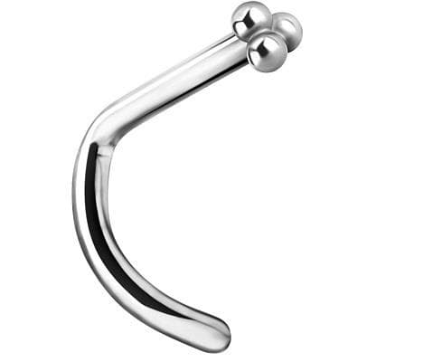 Dekorativ næsestift i titanium - TN-012 0,8/6,5/2
