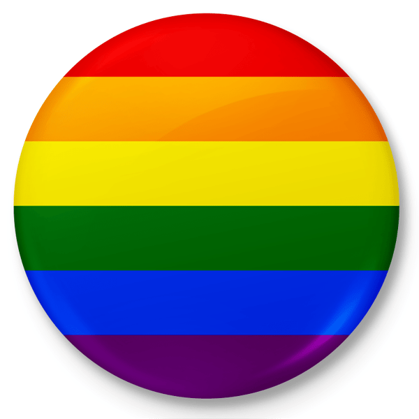 LGBT regnbueflag knapnål