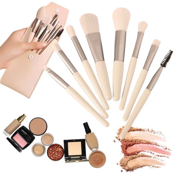 Makeupborstar etui med stängning 500-pack