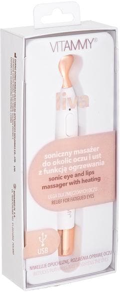 Sonisk massageapparat med varmefunktion VITAMMY TOW021009 Liva