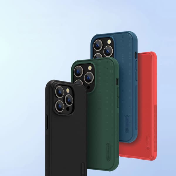Nillkin Super Frosted Shield Pro iPhone 14 Pro Max Bakskal Blå