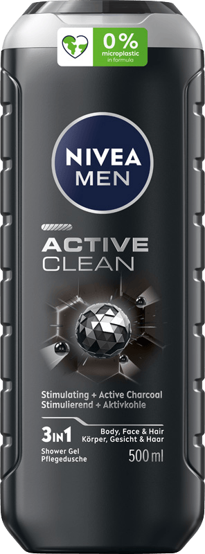 243306 NIVEA Active Clean suihkugeeli 500 ml