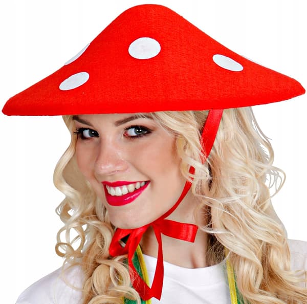 Hatt Keps Svamp Svamp Paddstol Skog Höstdräkt Karneval