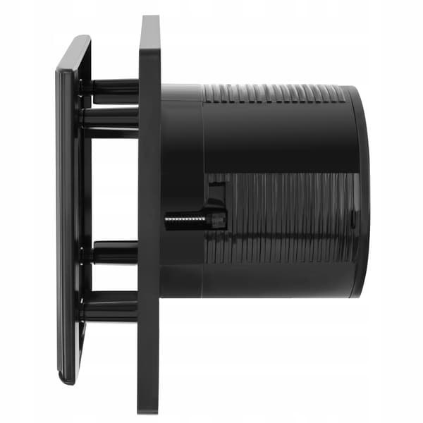 VENTIS EDGE 120 Svart H+T Badrumsfläkt