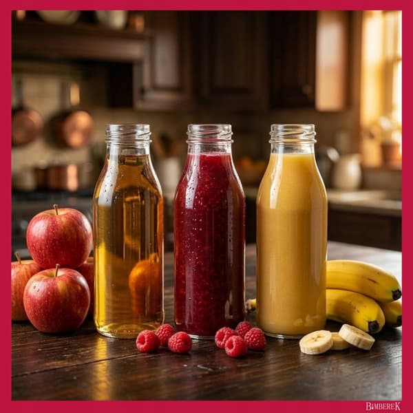 100x JUICEflaskor 200 ml GLASFLASKOR för juice honung med skruvkork