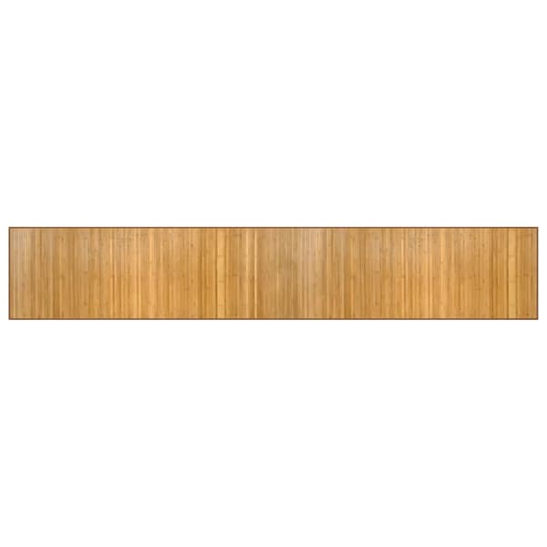 vidaXL Rektangulär matta, naturlig, 60x400 cm, bambu