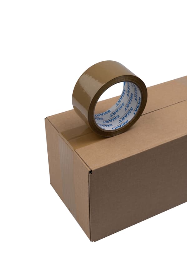 Pakketape | SMART | OPLØSNINGSMIDDEL | 48x66 | brun