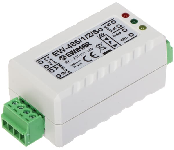 RS-485 busforstærker EW-485/1/2/SO med optisk separation ewimar