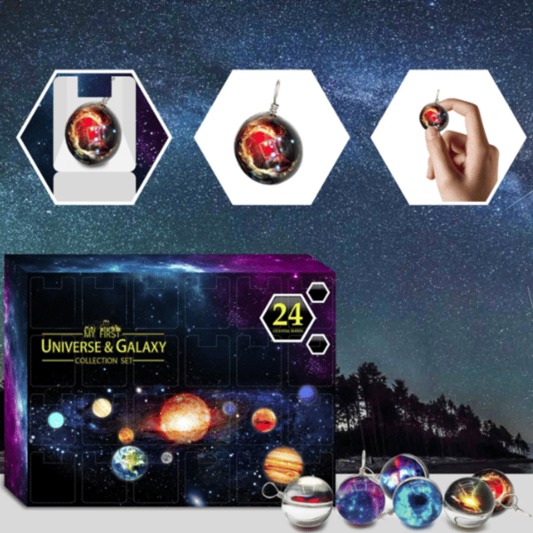 ADVENTSKALENDER PLANETER RYMD UNIVERSUM SOLSYSTEM HÄNGEN 24