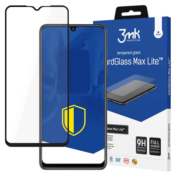 Samsung Galaxy M22 - 3mk HardGlass Max Lite Sort