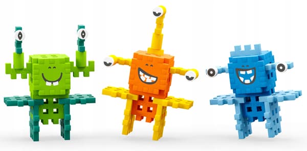 Marioinex Waffle Mini CRAZY MONSTERS - SPACE JINKS Kosmo Śmieszki - 60 st