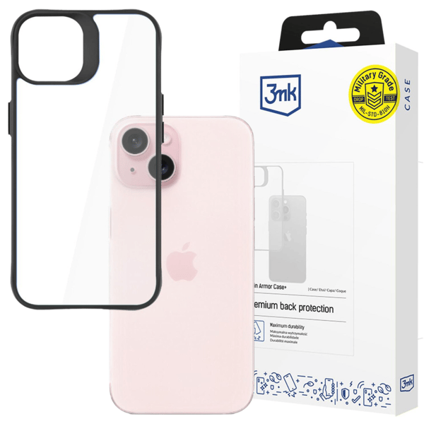 Apple iPhone 15 - 3mk Satin Armor-skal+