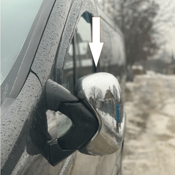 Spejlbeklædning, ABS-plast, krom, Opel Vivaro 2001-2010