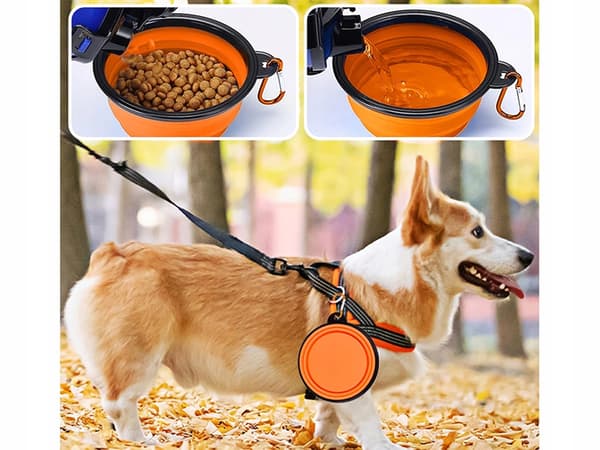 GAB fällbar hundskål L orange 200 ml