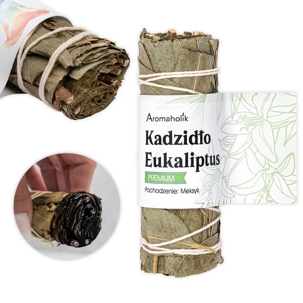 Røgelse eukalyptus naturlige urter til stress, træthed og aromaterapi