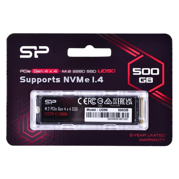 Silicon Power UD90 500GB SSD, PCIe 4.0, 5000MB/s