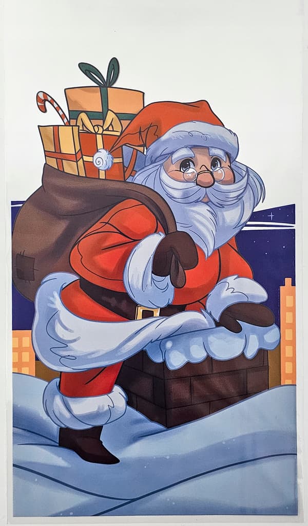 Plastikposer jul dobbeltsidet tryk 20x35cm