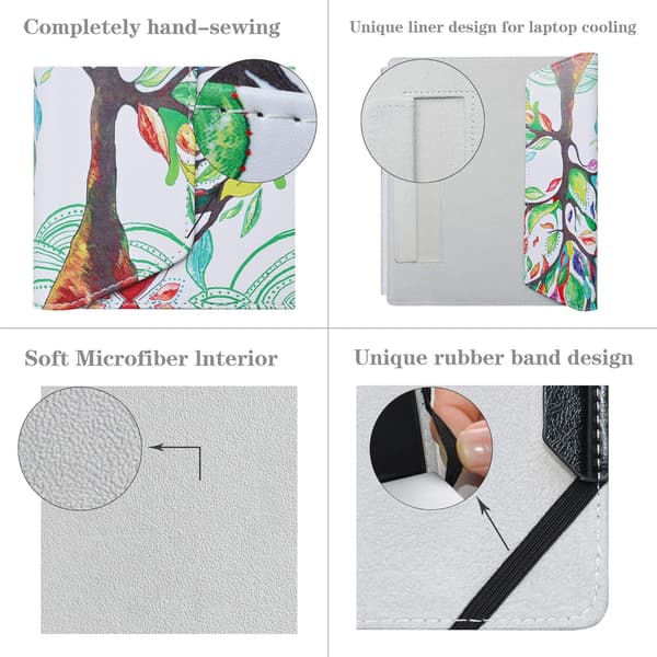ETUI TIL MICROSOFT SURFACE BÆRBAR/2. generation 2018/3. generation 2019 13,5" TRÆ LUKKET