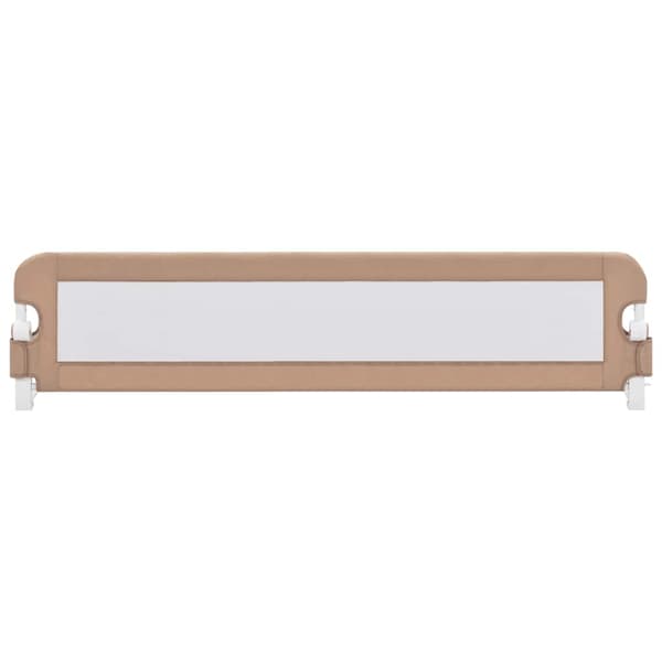vidaXL sengehest, taupe, 180x42 cm, polyester