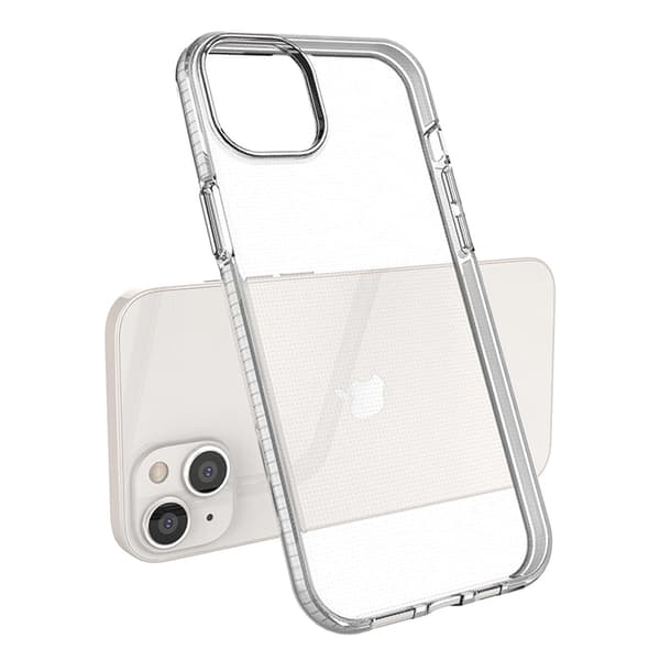 Spring Cover iPhone 14 Plus Silikone Cover med Ramme Lyserød