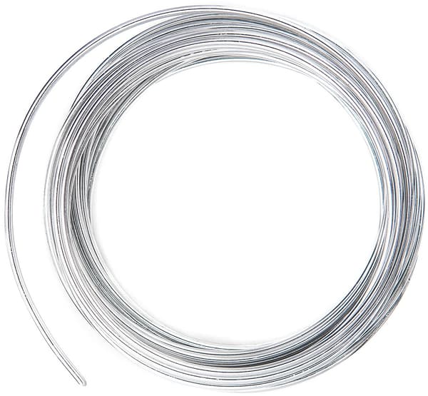SØLVBLOMSTERET METALTRÅD 2mm 5m