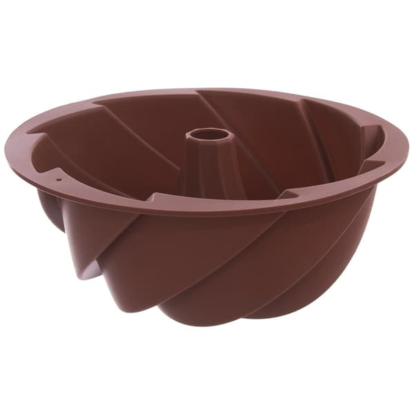 Silikone kageform med blomsterskorsten sillinie 23,5 cm
