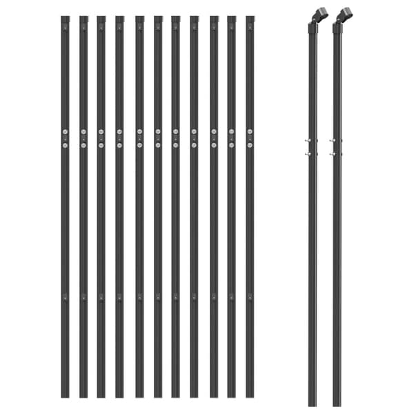 vidaXL trådnethegn, antracit, 1x25 m