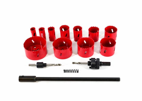 AWTOOLS BIMETALHÅLSÅGAR SET 15 delar 19-76 mm