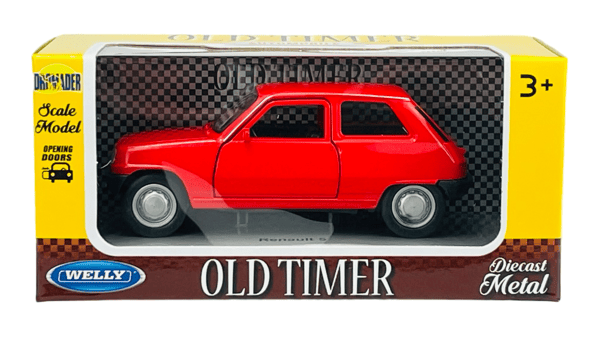 WELLY OLD TIMER RENAULT 5 RØD 1:34 43740