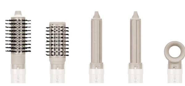 MPM MLW-27 Locktång och hårtork 2-i-1 Beige