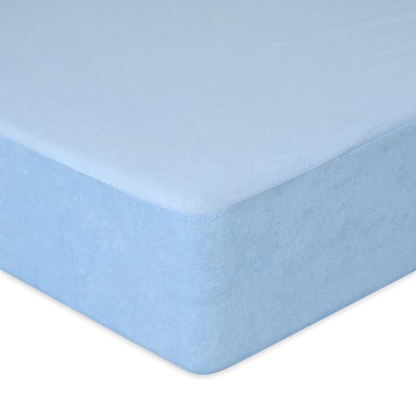 Frottélagen med elastik PREMIUM 70x140x10 Himmelblå