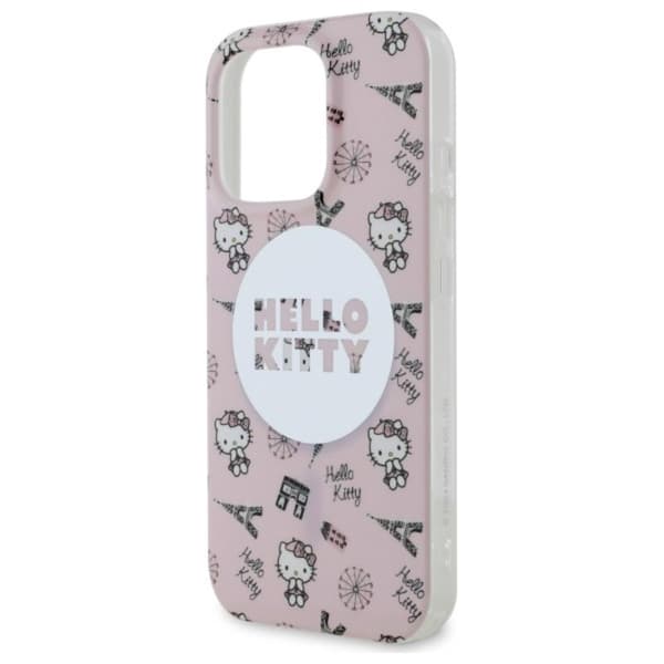 Hello Kitty IML All Over Paris MagSafe - iPhone 16 Pro Max cover (lyserød)