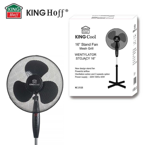 Lattiatuuletin Kingcool KC-2125 musta