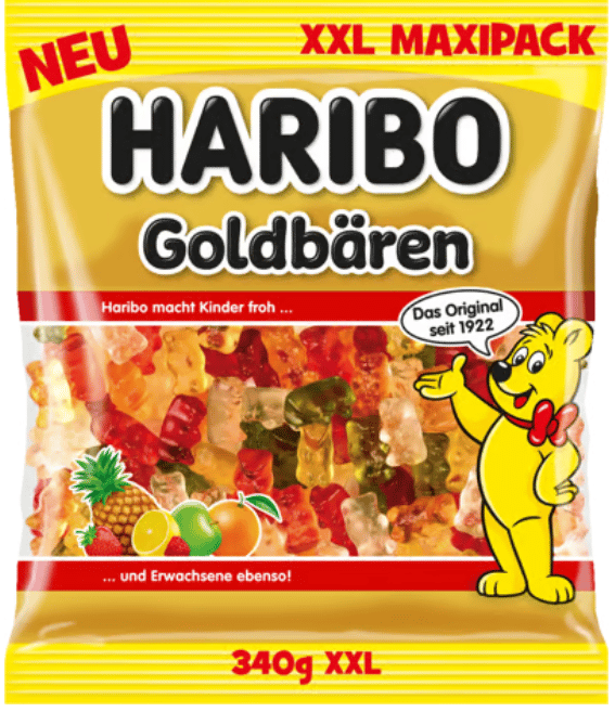 Haribo Goldbears kultaiset karkit 340 g