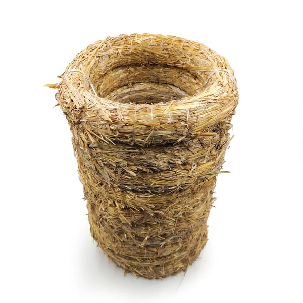 Kransbund af strå - 30 cm (1 stk.)