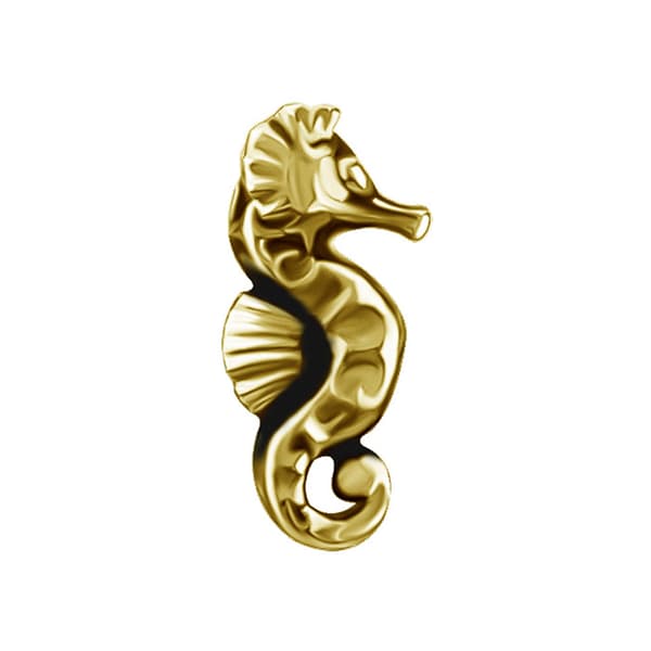 Trykhætte - søhest - guld - PI-030