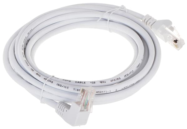 PATCHCAB RJ45 nätverkskabel 3,0 m vit