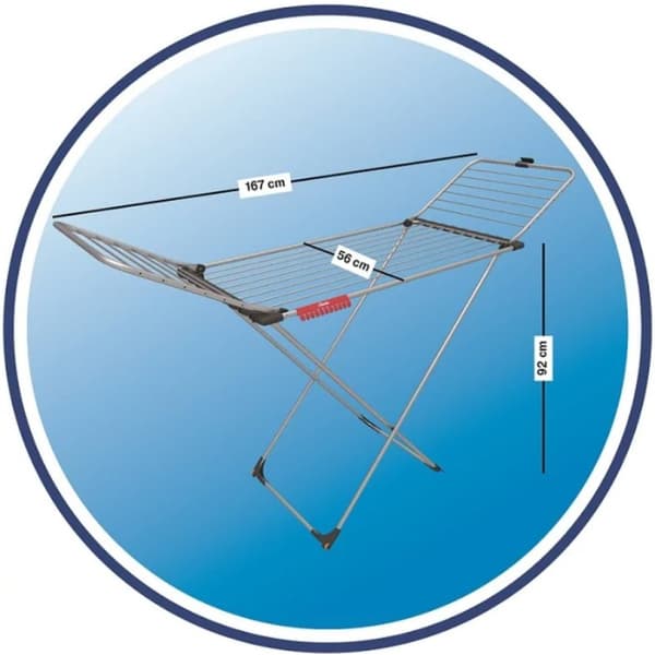 Vileda Aluminium 100 tørretumbler, 20 m