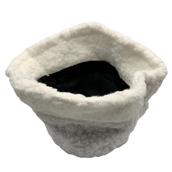 Damhatt Bucket Hat Vinter Varm Behaglig Mjuk