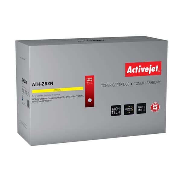 ActiveJet CE262A gul toner, för HP, räcker till 11 000 sidor