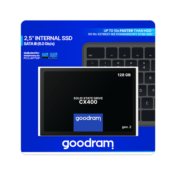Goodram CX400 SSD-enhet 128 GB