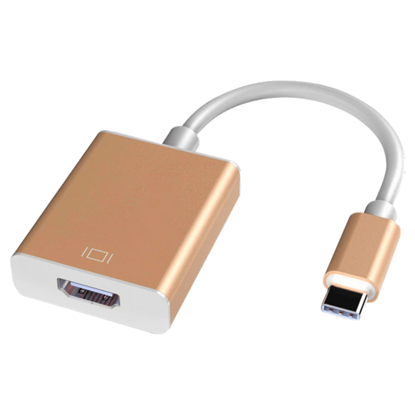 Adapter fra USB 3.1 Type C til HDMI guld