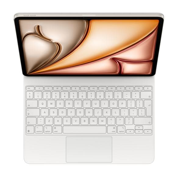 Apple Magic Keyboard för iPad Air 13 tum M3 vit engelsk internationell layout