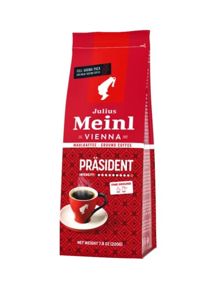 Malet kaffe Julius Meinl Prasident 220 g