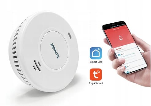 WiFi-røgalarm TechniSat Røgsensor 2 app 10 år EN14604 85 dB