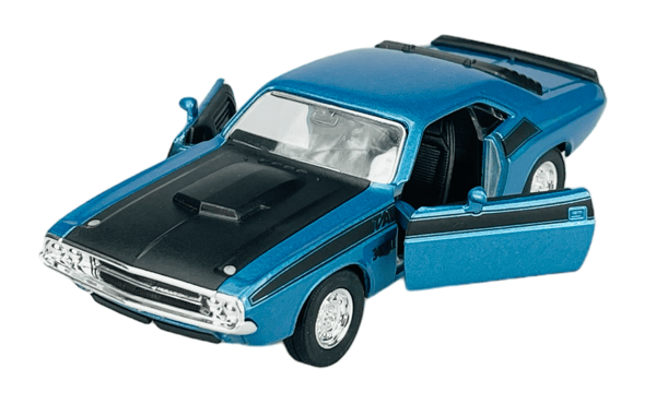 WELLY 1970 DODGE CHALLENGER T/A BLÅ 1:34 43663