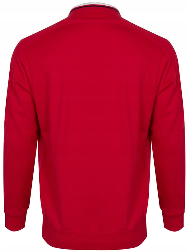 Reebok herr röd långärmad sweatshirt logotyp M